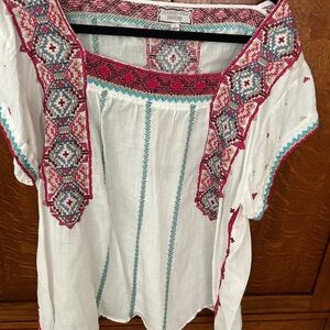 Johnny Was Workshop Boho Top